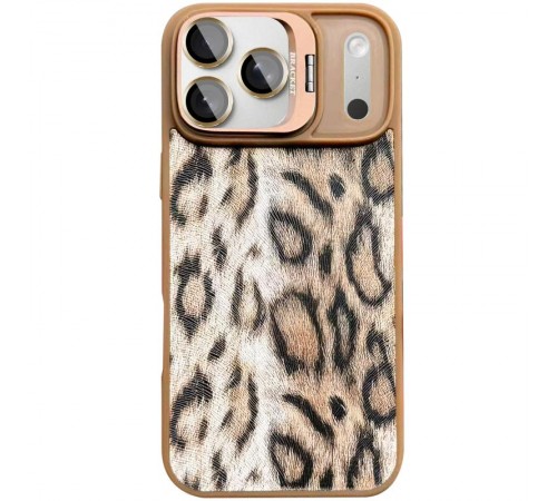 Чохол TPU+PC Wild Leopard with MagSafe and Lens для Apple iPhone 17 Pro Max (6.9") Brown