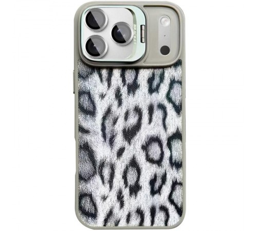 Чохол TPU+PC Wild Leopard with MagSafe and Lens для Apple iPhone 17 Pro Max (6.9") Grey