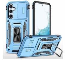 Ударостійкий чохол Camshield Army Ring для Samsung Galaxy A57 5G Блакитний / Light Blue