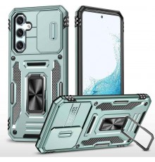 Ударостійкий чохол Camshield Army Ring для Samsung Galaxy A57 5G Зелений / Light Green