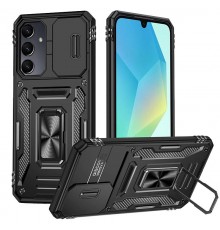 Ударостійкий чохол Camshield Army Ring для Samsung Galaxy A37 5G / A36 5G / A56 5G Чорний / Black