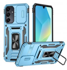 Ударостійкий чохол Camshield Army Ring для Samsung Galaxy A37 5G / A36 5G / A56 5G Блакитний / Light Blue