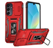 Ударостійкий чохол Camshield Army Ring для Samsung Galaxy A37 5G / A36 5G / A56 5G Червоний / Red