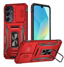 Ударостійкий чохол Camshield Army Ring для Samsung Galaxy A37 5G / A36 5G / A56 5G Червоний / Red