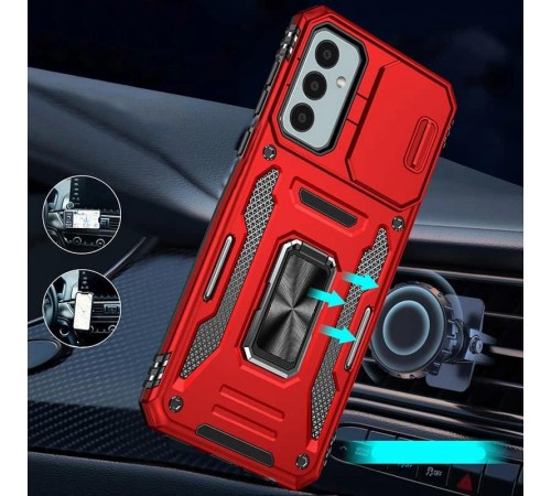 Ударостійкий чохол Camshield Army Ring для Samsung Galaxy A37 5G / A36 5G / A56 5G Червоний / Red