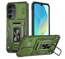 Ударостійкий чохол Camshield Army Ring для Samsung Galaxy A37 5G / A36 5G / A56 5G Оливковий / Army Green