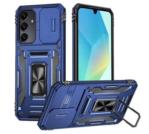 Ударостійкий чохол Camshield Army Ring для Samsung Galaxy A37 5G / A36 5G / A56 5G Синій / Navy