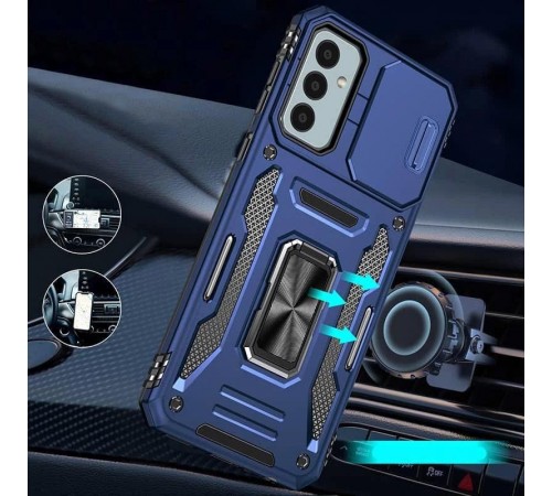 Ударостійкий чохол Camshield Army Ring для Samsung Galaxy A37 5G / A36 5G / A56 5G Синій / Navy