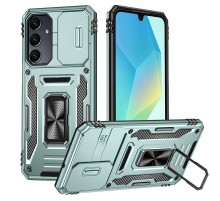 Ударостійкий чохол Camshield Army Ring для Samsung Galaxy A37 5G / A36 5G / A56 5G Зелений / Light Green