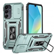 Ударостійкий чохол Camshield Army Ring для Samsung Galaxy A37 5G / A36 5G / A56 5G Зелений / Light Green