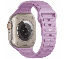 Силіконовий ремінець Defense для Apple Watch 38/40/41/42mm(ser.10) (140-190mm) Purple
