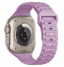 Силіконовий ремінець Defense для Apple Watch 38/40/41/42mm(ser.10) (140-190mm) Purple