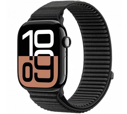 Ремінець Magic Sport Loop для Apple Watch 38/40/41/42mm(ser.10) Black