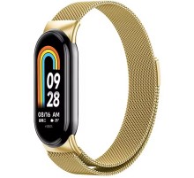 Ремінець Milanese Loop New Design для Xiaomi Mi Band 8/9/10 Gold