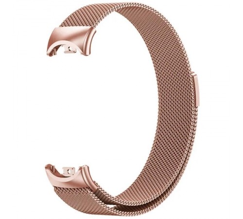 Ремінець Milanese Loop New Design для Xiaomi Mi Band 8/9/10 Rose Pink