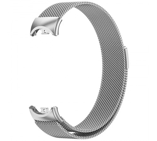Ремінець Milanese Loop New Design для Xiaomi Mi Band 8/9/10 Silver