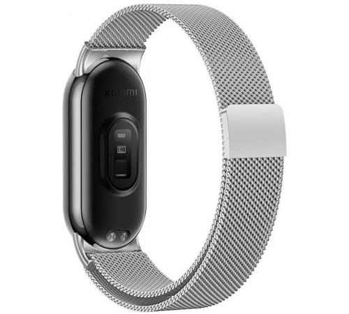Ремінець Milanese Loop New Design для Xiaomi Mi Band 8/9/10 Silver