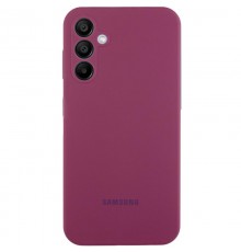 Чохол Silicone Cover Lakshmi Full Camera (AAA) with Logo для Samsung Galaxy A37 5G Бордовий / Plum
