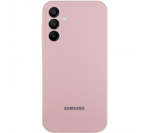 Чохол Silicone Cover Lakshmi Full Camera (AAA) with Logo для Samsung Galaxy A37 5G Рожевий / Pink Sand
