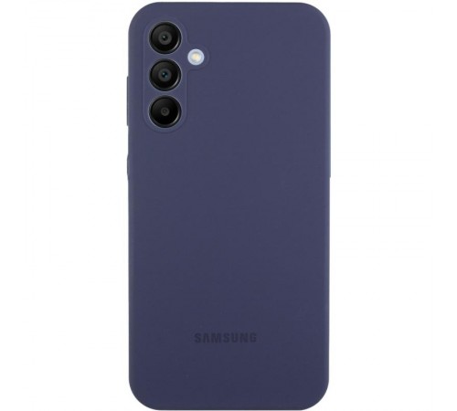 Чохол Silicone Cover Lakshmi Full Camera (AAA) with Logo для Samsung Galaxy A37 5G Темно-синій / Midnight blue