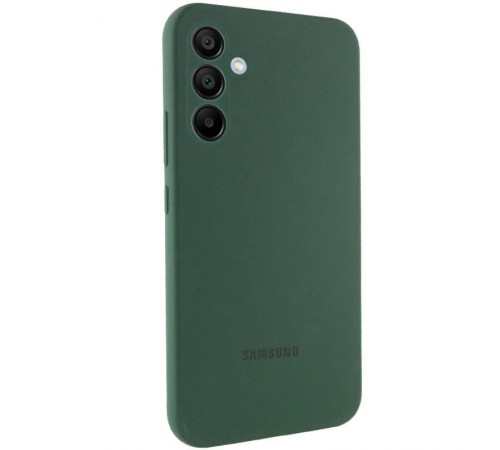 Чохол Silicone Cover Lakshmi Full Camera (AAA) with Logo для Samsung Galaxy A37 5G Зелений / Cyprus Green