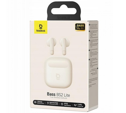Бездротові TWS навушники Baseus Bass BS2 Lite (A0010A) Sunlight Pink