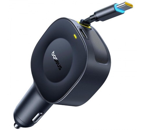 АЗП Baseus PrimeTrip VR2 45W with retractable cable (2USB-C) (C02069) Cosmic Black