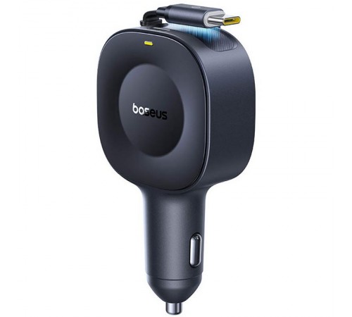 АЗП Baseus PrimeTrip VR2 45W with retractable cable (2USB-C) (C02069) Cosmic Black
