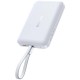 Портативний ЗП Power Bank Baseus EnerFill FM11 30W з БЗП with cable 10000mAh (E00289) Moon White