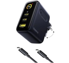 МЗП Baseus PicoGo AE21 Fast Charger 100W (1USB-A/2C) + кабель Type-C to Type-C (E0121B) Cosmic Black