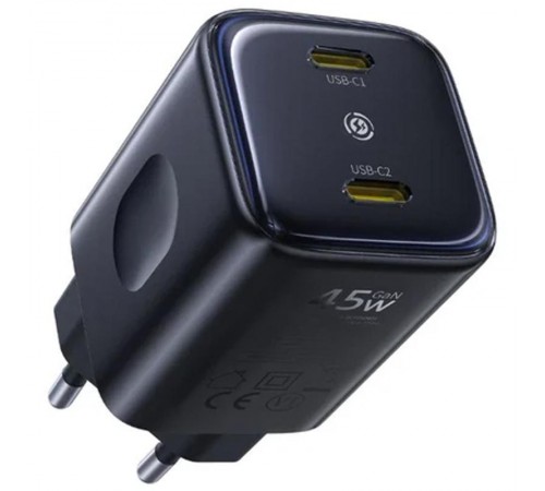МЗП Baseus PicoGo AN13 Fast Charger 45W (2USB-C) (E0121F) Cosmic Black