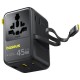 Мережевий універсальний перехідник Baseus AG11 45W with retractable cable (2USB-A/1C/1Socket) (E0307F) Cosmic Black