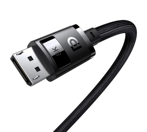 Дата кабель Baseus High Definition Series DP 8K to DP 8K (1.5m) (B00633706111) Cluster Black