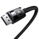 Дата кабель Baseus High Definition Series DP 8K to DP 8K (1.5m) (B00633706111) Cluster Black