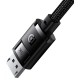 Дата кабель Baseus High Definition Series DP 8K to DP 8K (1.5m) (B00633706111) Cluster Black