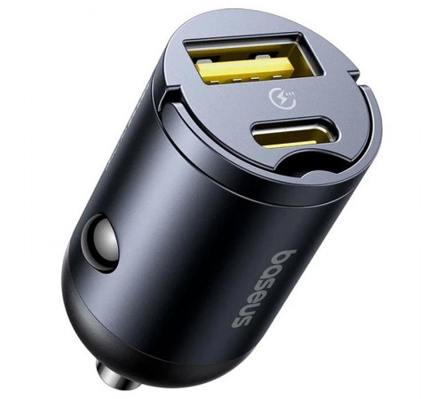 АЗП Baseus Tiny Star Mini 30W (1USB-A/1C) (C00035001121) Cosmic Black