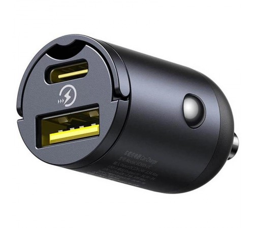 АЗП Baseus Tiny Star Mini 30W (1USB-A/1C) (C00035001121) Cosmic Black