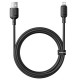 Дата кабель Baseus Foamed Silicone USB to Lightning 2.4A (1m) (E04269) Cosmic Black