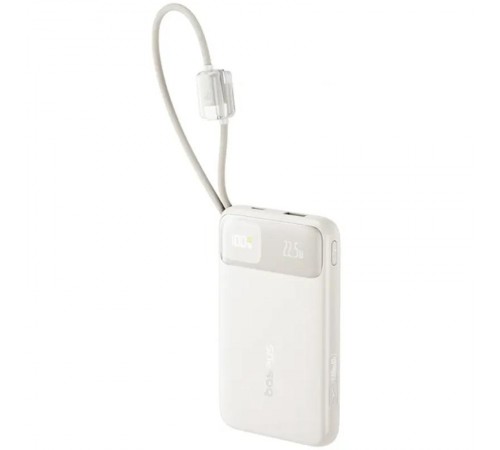 Портативний ЗП Power Bank Baseus EnerFill FC11 PD22.5W with cable 10000 mAh (E0027R) Biege
