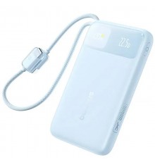 Портативний ЗП Power Bank Baseus EnerFill FC11 PD22.5W with cable 10000 mAh (E0027R) Galaxy Blue