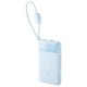 Портативний ЗП Power Bank Baseus EnerFill FC11 PD22.5W with cable 10000 mAh (E0027R) Galaxy Blue
