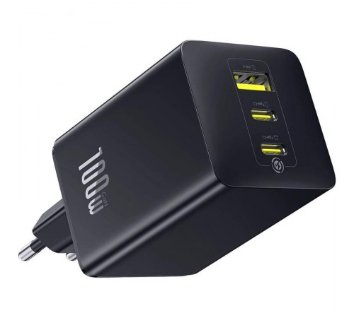 МЗП Baseus EnerFill FE11 Fast Charger 100W (1USB-A/2C) (P101821) Cosmic Black