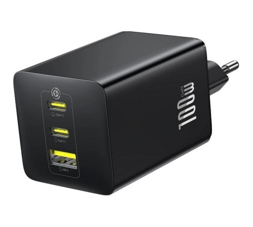 МЗП Baseus EnerFill FE11 Fast Charger 100W (1USB-A/2C) (P101821) Cosmic Black