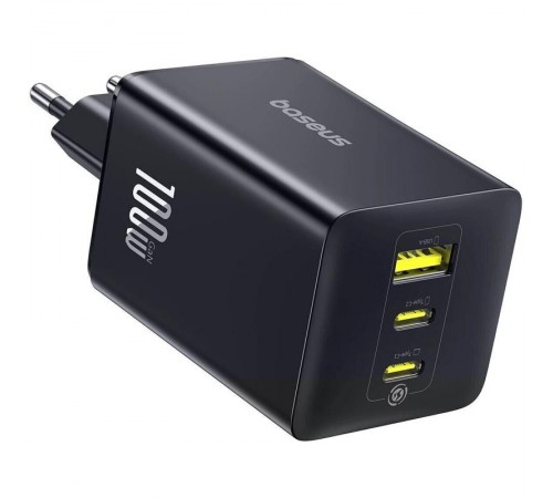 МЗП Baseus EnerFill FE11 Fast Charger 100W (1USB-A/2C) (P101821) Cosmic Black