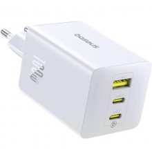 МЗП Baseus EnerFill FE11 Fast Charger 100W (1USB-A/2C) (P101821) Moon White