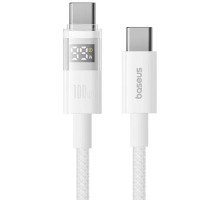 Дата кабель Baseus Display 2 Type-C to Type-C 100W (1m) (P10382702) Moon White
