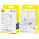 Дата кабель Baseus Display 2 Type-C to Type-C 100W (1m) (P10382702) Moon White