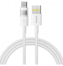 Дата кабель Baseus Display 2 USB to Type-C 100W (2m) (P10382701) Moon White
