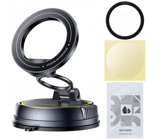 Автотримач Baseus VC2 Flex Vacuum Suction Magnetic (C00138) Cosmic Black