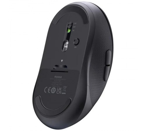 Миша бездротова Baseus F02 Ergonomic Bluetooth (B010555) Cluster Black